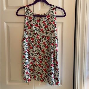 Old Navy White Floral Tanktop